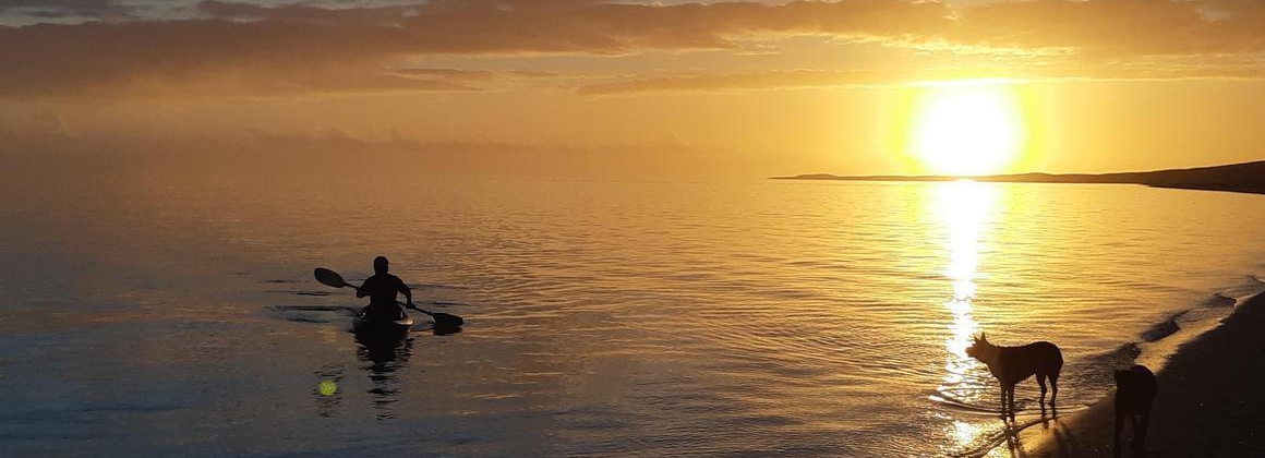 Pure bliss - Kayaking at sunset